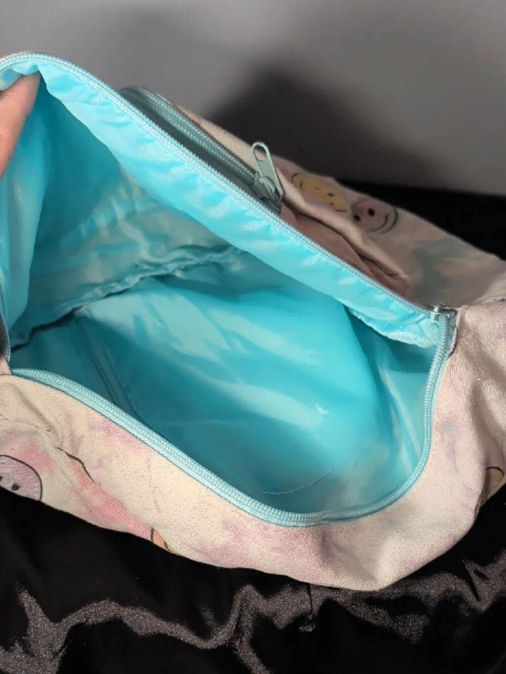 Source Unknown Pastel Tie-Dye Smiley Sling Bag - Pink & Blue